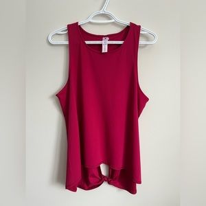 Yoga tie tank